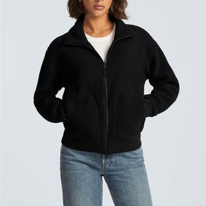 Everlane teddy bomber